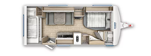 Der Bianco Selection bei Caravan Gode, Grundriss